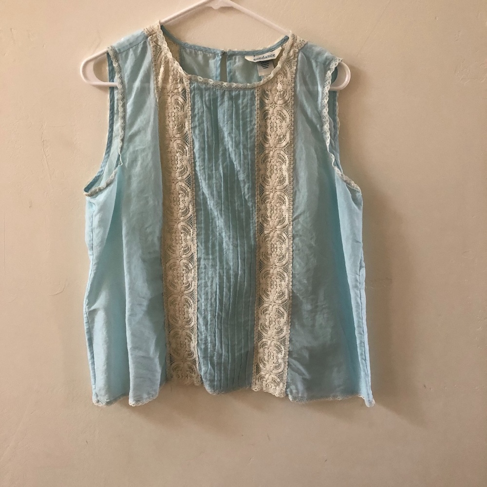 Sundance Cotton and lace top